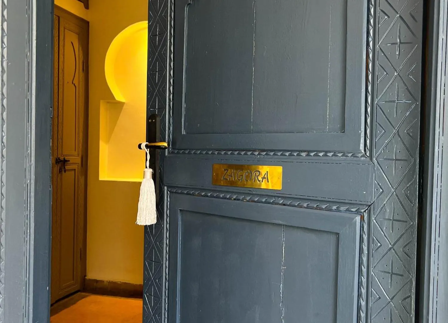 马拉喀什 里亚德城南摩洛哥传统庭院旅馆酒店 摩洛哥传统庭院住宅